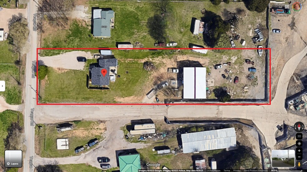 5193 Teague Rd, Fort Worth, TX à vendre - Aérien – Image 2 sur 3