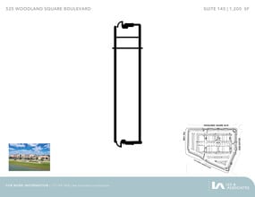 525 Woodland Square Blvd, Conroe, TX à louer Plan d’étage– Image 1 sur 1
