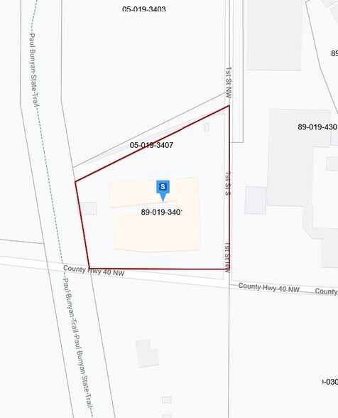 501 1st St S, Hackensack, MN à vendre - Plan cadastral – Image 3 sur 5