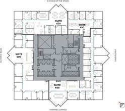 2121 Avenue of the Stars, Century City, CA à louer Plan d’étage– Image 1 sur 1