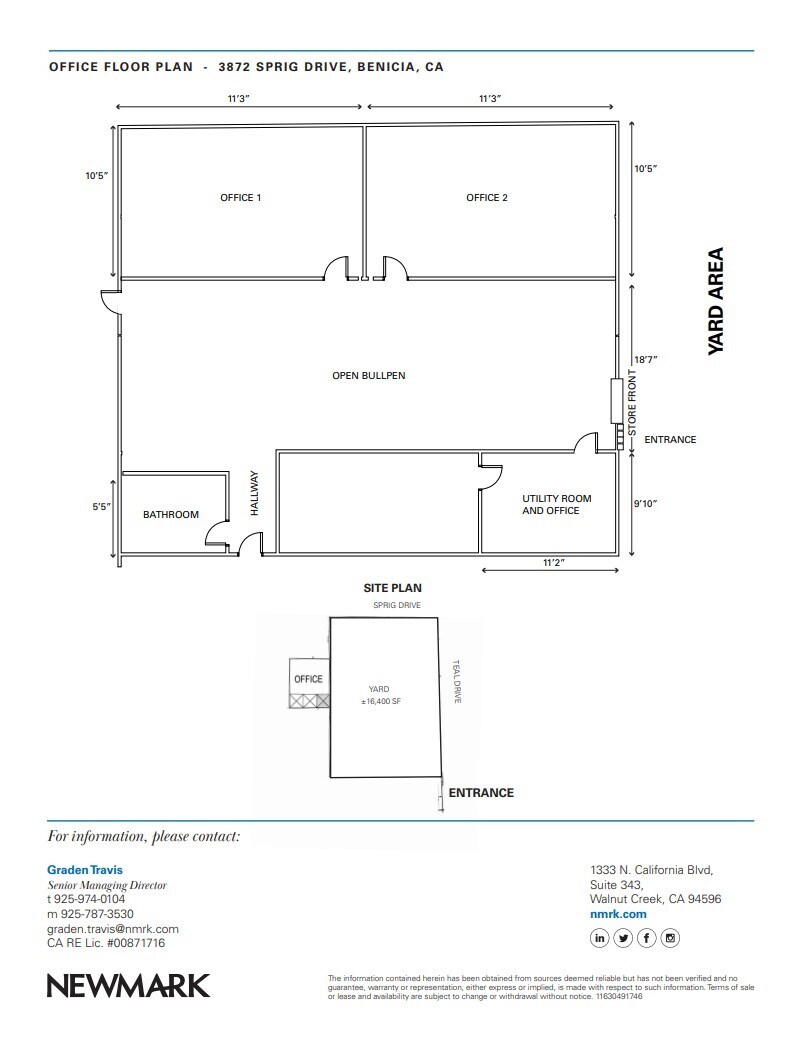 3872 Sprig Dr, Benicia, CA à louer Plan d’étage– Image 1 sur 4