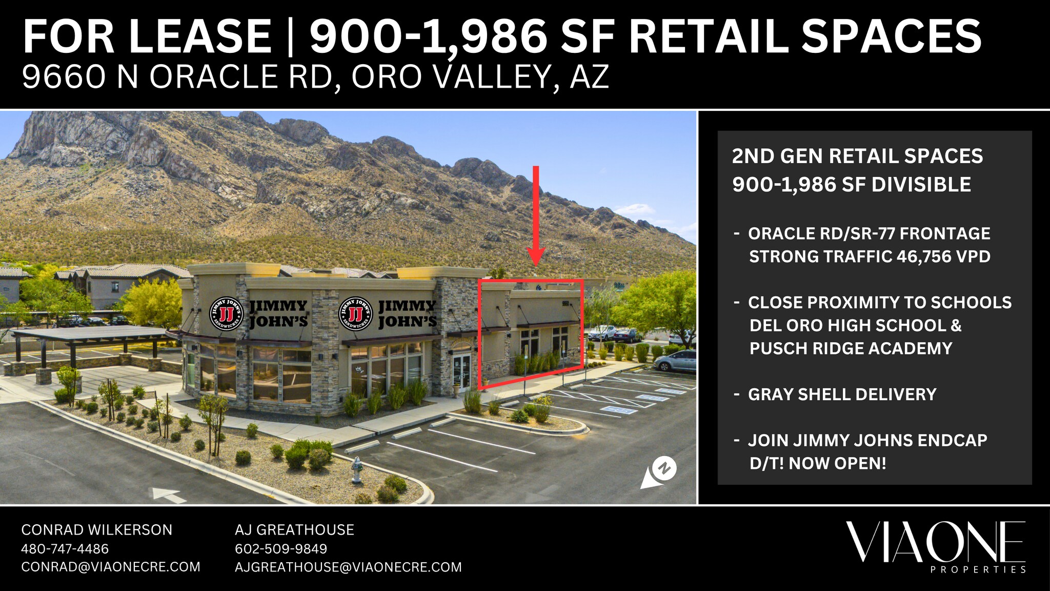 9660 N Oracle Rd, Oro Valley, AZ à louer Photo de l’immeuble– Image 1 sur 13
