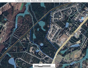 5324 US 1 Hwy, Vass, NC - Vue aérienne vue de carte