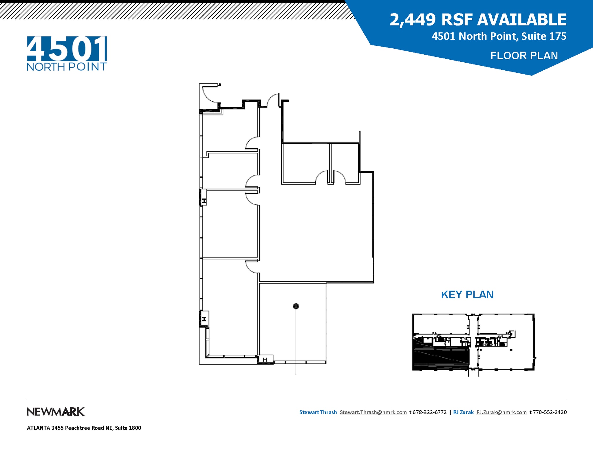 4501 North Point Pky, Alpharetta, GA à louer Plan d’étage– Image 1 sur 1