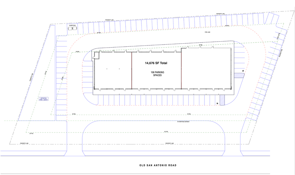 127 Old San Antonio rd, Boerne, TX à louer - Plan de site – Image 2 sur 3