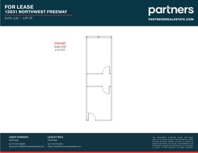 13831 Northwest Fwy, Houston, TX à louer Plan de site– Image 1 sur 1