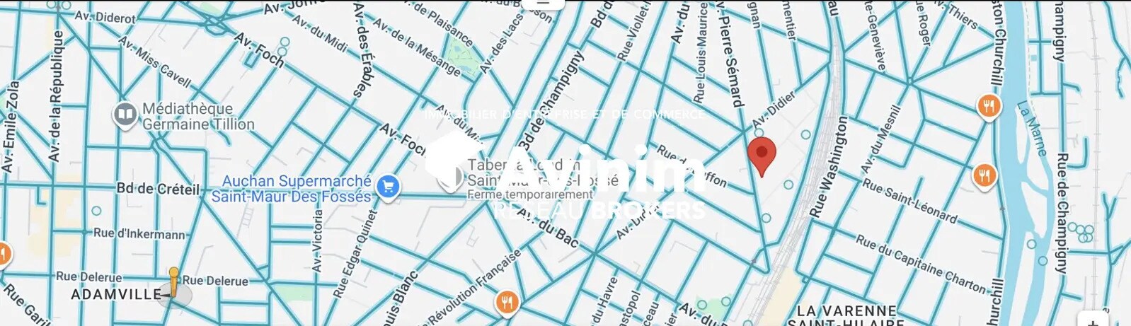 Local commercial dans Saint-Maur-des-Fossés à louer Photo de l’immeuble– Image 1 sur 3