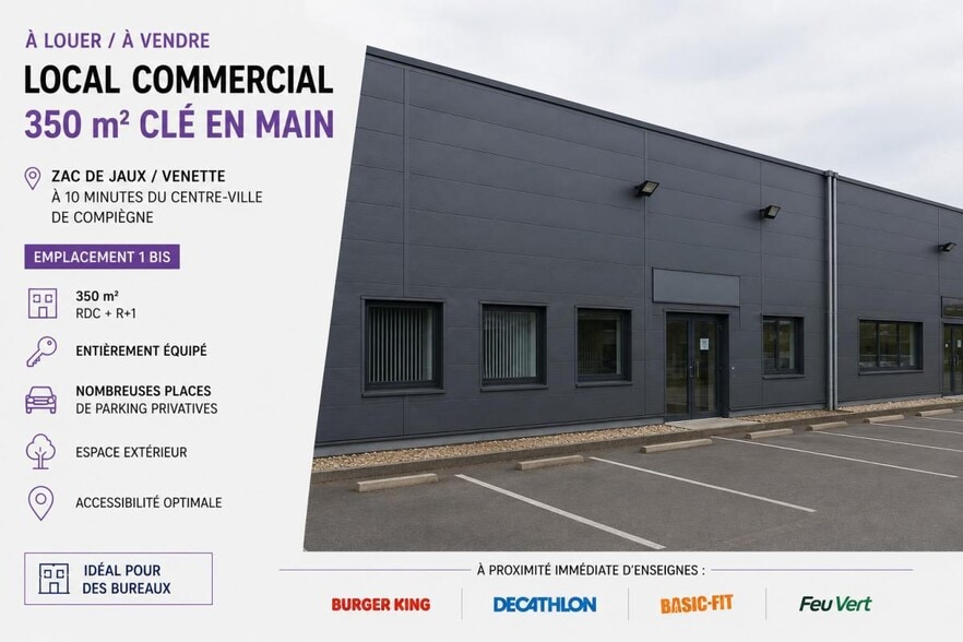 Local commercial dans Compiegne à vendre - Photo de l’immeuble – Image 1 sur 1