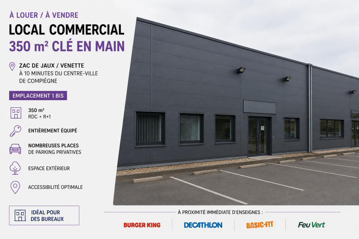 Local commercial dans Compiegne à vendre Photo de l’immeuble– Image 1 sur 2