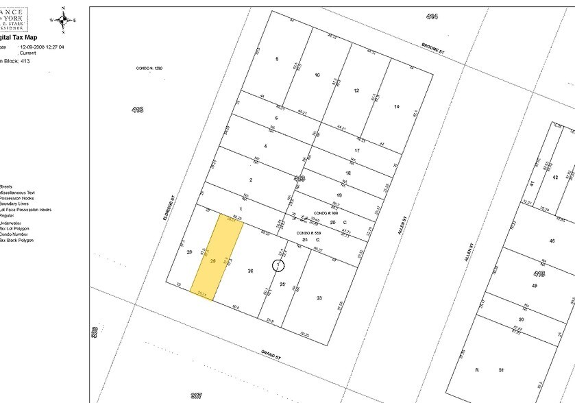 292 Grand St, New York, NY à louer - Plan cadastral – Image 3 sur 10