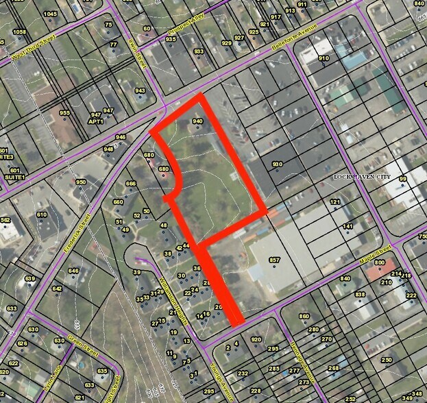 940 Bellefonte Ave, Lock Haven, PA à vendre - Aérien – Image 2 sur 4