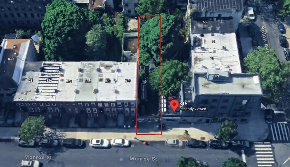 4818 Lot 10 Monroe St, Brooklyn, NY à vendre - Aérien – Image 2 sur 9