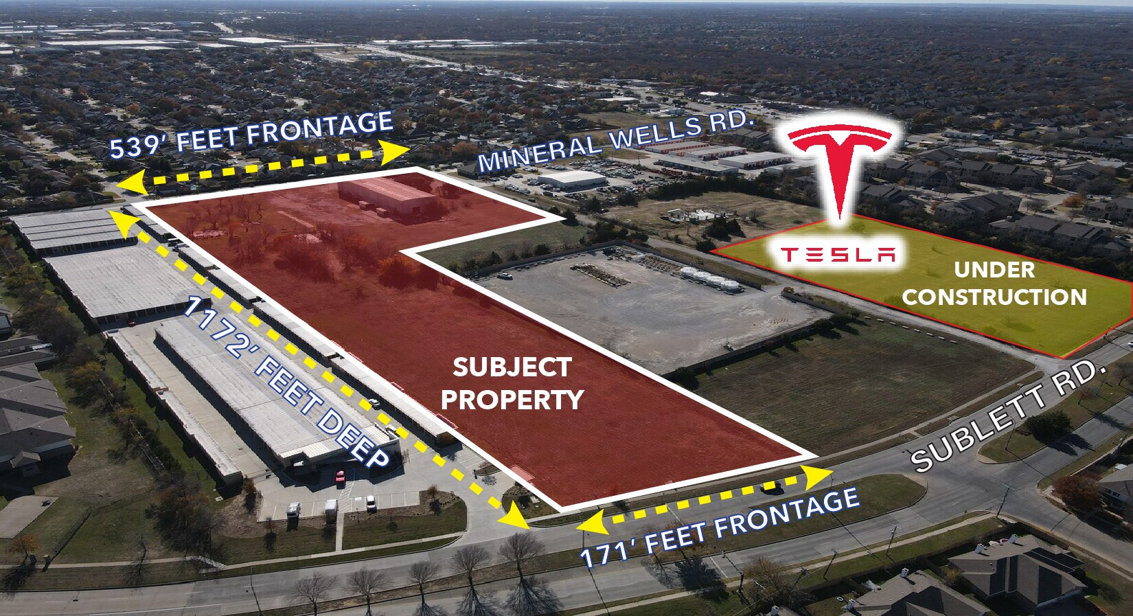 1011 Mineral Springs Rd, Arlington, TX à vendre Photo principale– Image 1 sur 7