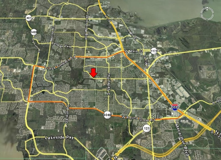 Bellaire Blvd, Lewisville, TX à vendre - Aérien – Image 2 sur 2