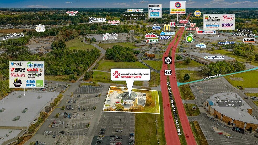 2100 W Cumberland St, Dunn, NC à vendre - Photo de l’immeuble – Image 2 sur 3