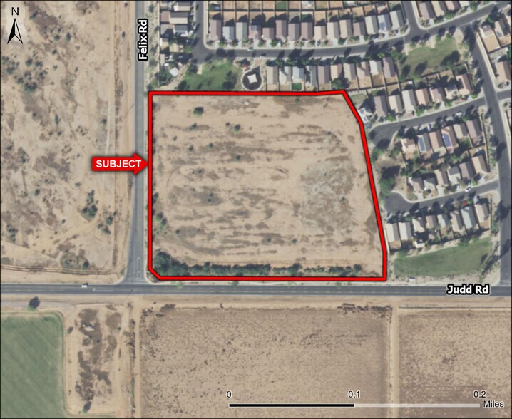 NE Judd Rd & Felix Rd, Florence, AZ à vendre - Aérien – Image 1 sur 3