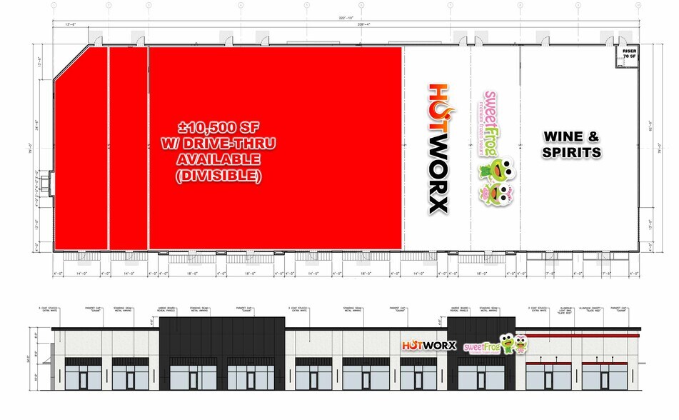 NWC Avondale-Haslet & Sendera Ranch Blvd, Haslet, TX à vendre - Plan d’étage – Image 2 sur 3