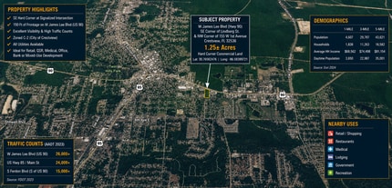 Highway 90, Crestview, FL - Vue aérienne vue de carte - Image1