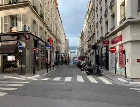 Paris - Vue aérienne vue de carte