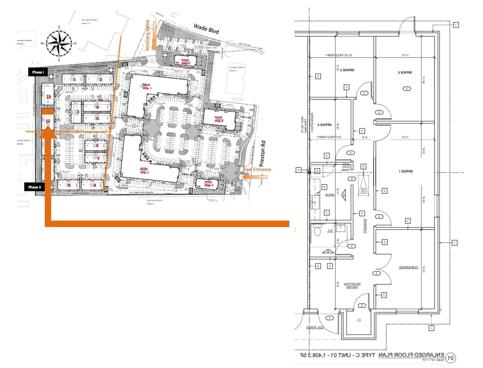 5899 Preston Rd, Frisco, TX à louer Plan d’étage– Image 1 sur 3