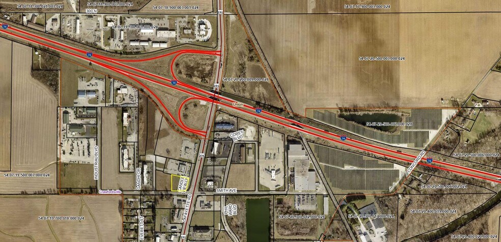 231 Industrial Boulevard Blvd, Crawfordsville, IN à louer - Photo principale – Image 1 sur 1