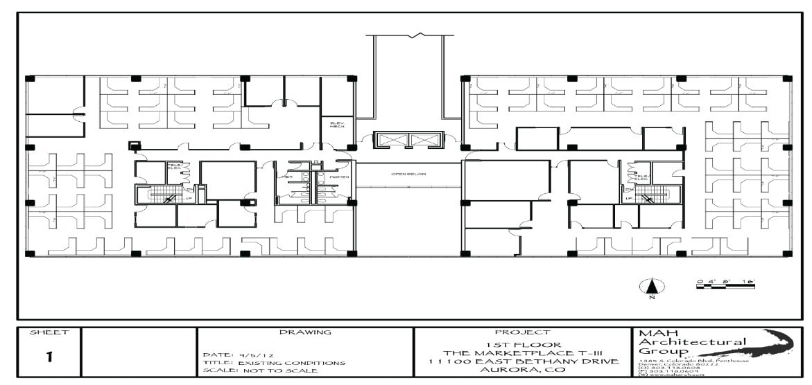 11050-11100 E Bethany Dr, Aurora, CO à vendre Plan d’étage– Image 1 sur 1