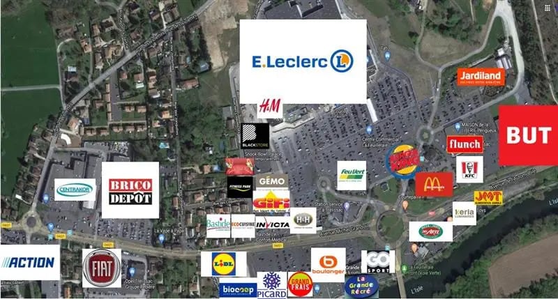 Local commercial dans Trélissac à louer - Photo de l’immeuble – Image 3 sur 3