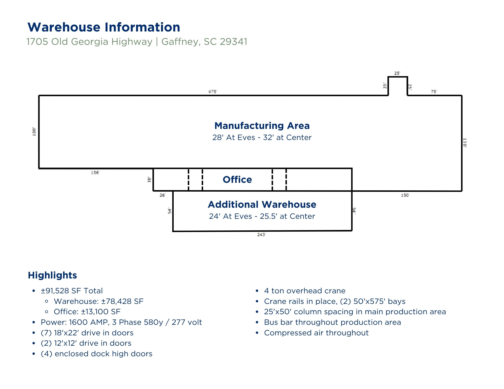 1705 Old Georgia Hwy, Gaffney, SC à louer Photo intérieure– Image 1 sur 2