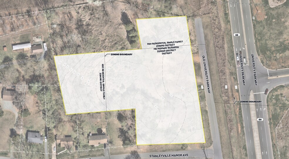 6444 University Pkwy, Winston-Salem, NC à vendre - Plan de site – Image 2 sur 3