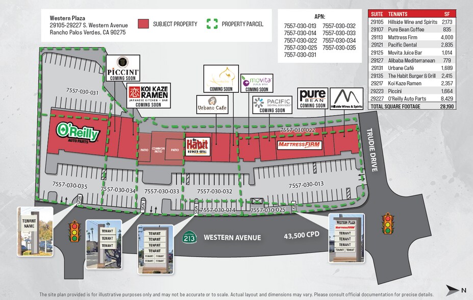 29105-29115 S Western Ave, Rancho Palos Verdes, CA à vendre - Photo de l’immeuble – Image 2 sur 6