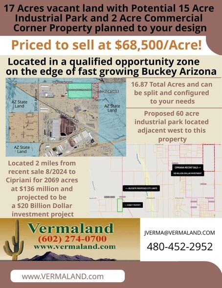 Baseline Rd and 324th Avenue, Tonopah, AZ à vendre - Aérien – Image 2 sur 2