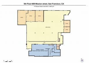 118 2nd St, San Francisco, CA à louer Plan d’étage– Image 1 sur 10