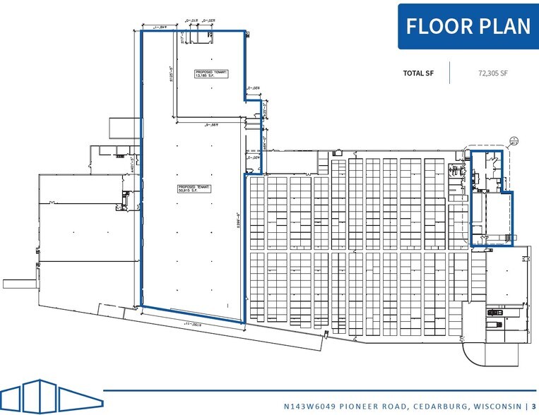 N143W6049 Pioneer Rd, Cedarburg, WI à louer - Plan d’étage – Image 2 sur 4