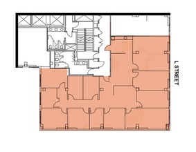 1100 17th St NW, Washington, DC à louer Plan d’étage– Image 1 sur 11
