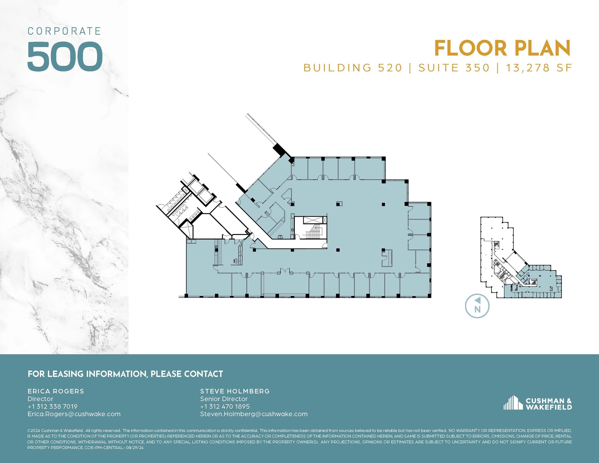 500 Lake Cook Rd, Deerfield, IL à louer Plan d’étage– Image 1 sur 1