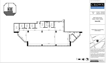 1545 Carling Ave, Ottawa, ON à louer Plan d’étage– Image 1 sur 1
