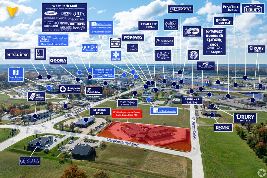 3255 Independence St, Cape Girardeau, MO à vendre - Photo de l’immeuble – Image 1 sur 23