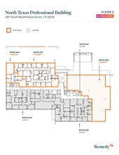 2817 S Mayhill Rd, Denton, TX à louer Plan d’étage– Image 1 sur 2
