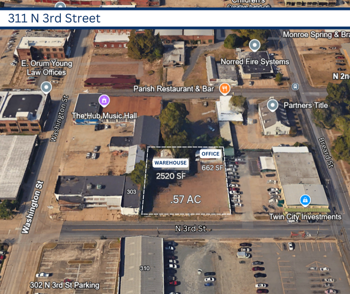 311 N 3rd St, Monroe, LA à louer - Photo principale – Image 1 sur 24