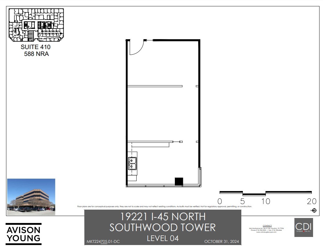 19221 Interstate 45 S, Shenandoah, TX à louer Plan d’étage– Image 1 sur 1