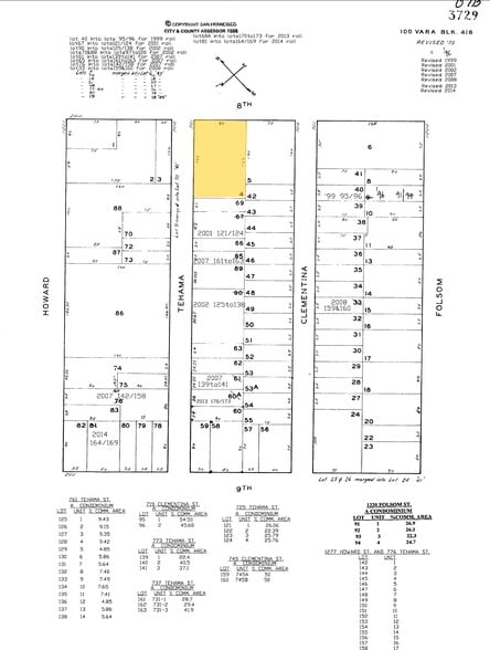 230-236 8th St, San Francisco, CA à louer - Plan cadastral – Image 2 sur 47