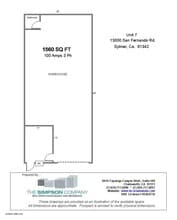 13000-13010 San Fernando Rd, Sylmar, CA à louer Plan d’étage– Image 1 sur 1