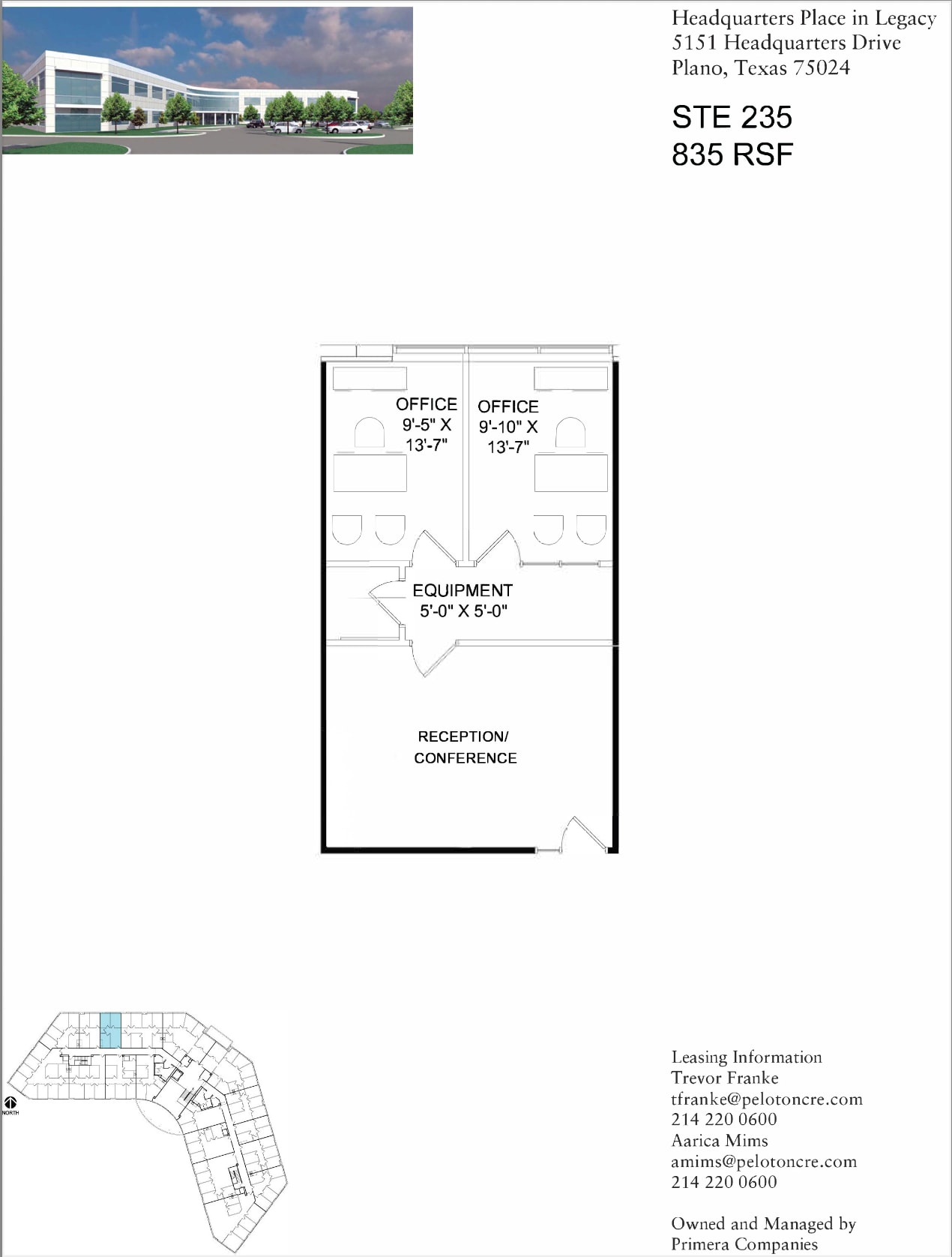 8560 Belleview Dr, Plano, TX à louer Plan d’étage– Image 1 sur 1