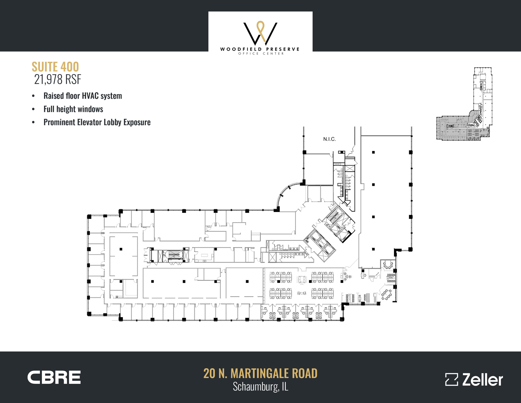 20 N Martingale Rd, Schaumburg, IL à louer Plan d’étage– Image 1 sur 1