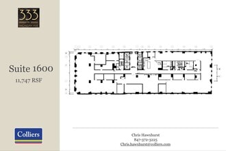 333 N Michigan Ave, Chicago, IL à louer Plan d’étage– Image 1 sur 1