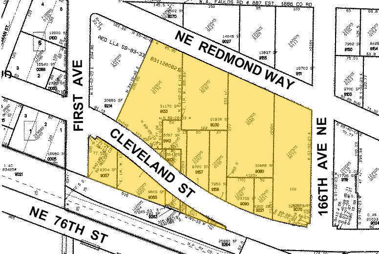 16421 Cleveland St, Redmond, WA à louer - Plan cadastral – Image 2 sur 3