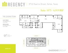 3710 Rawlins St, Dallas, TX à louer Plan de site– Image 1 sur 1
