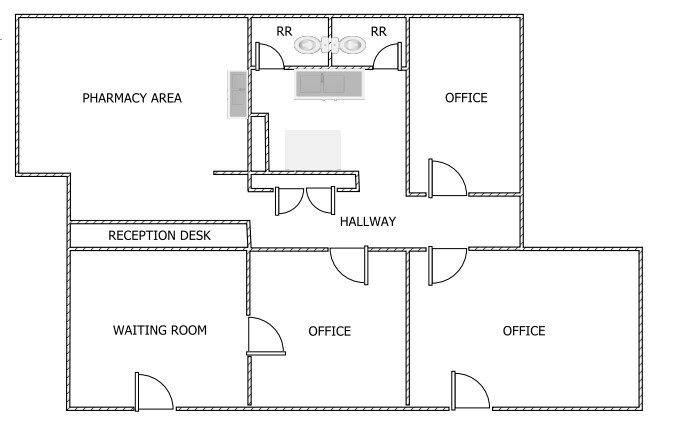 541 W Main St, Lewisville, TX à louer Plan d’étage– Image 1 sur 8