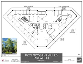 10077 Grogans Mill Rd, The Woodlands, TX à louer Plan d’étage– Image 1 sur 1