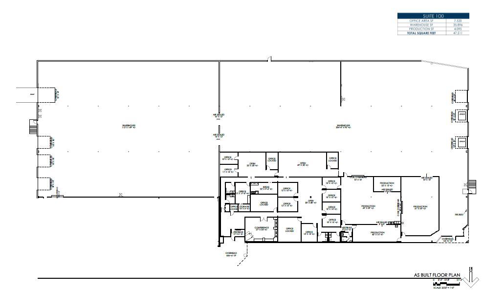 1720-1750 Hurd Dr, Irving, TX à louer Plan d’étage– Image 1 sur 1